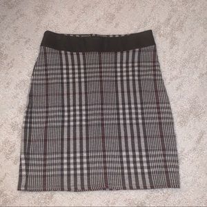 Plaid Mini Skirt